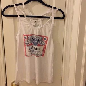 NWOT Budweiser strappy tank top (XS)